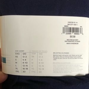 Old Navy cotton navy leggings